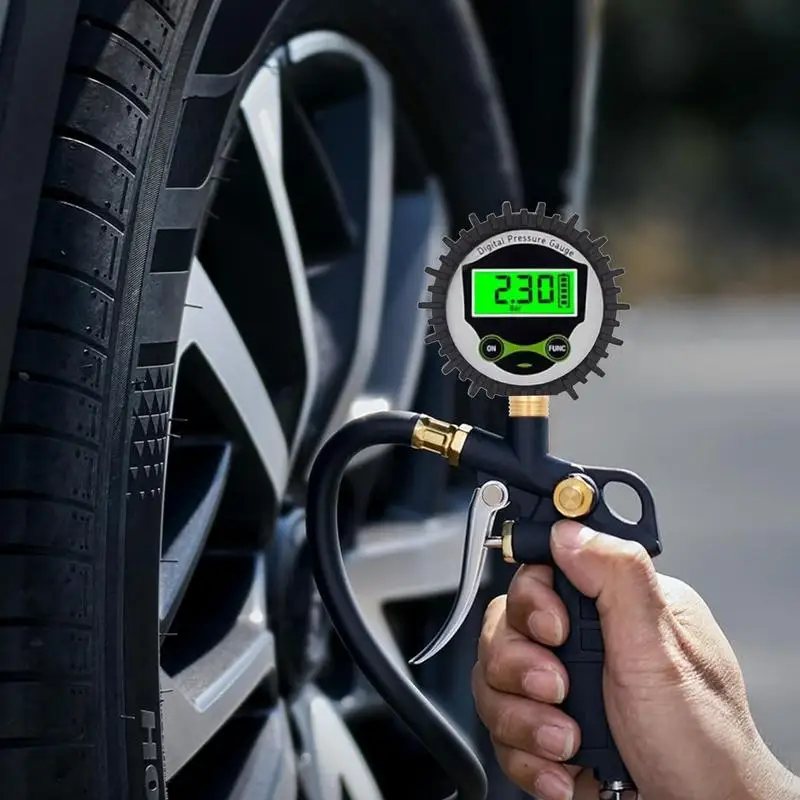 Цифровой манометр для шин Многоцелевой цифровой Автомобильный Практичный