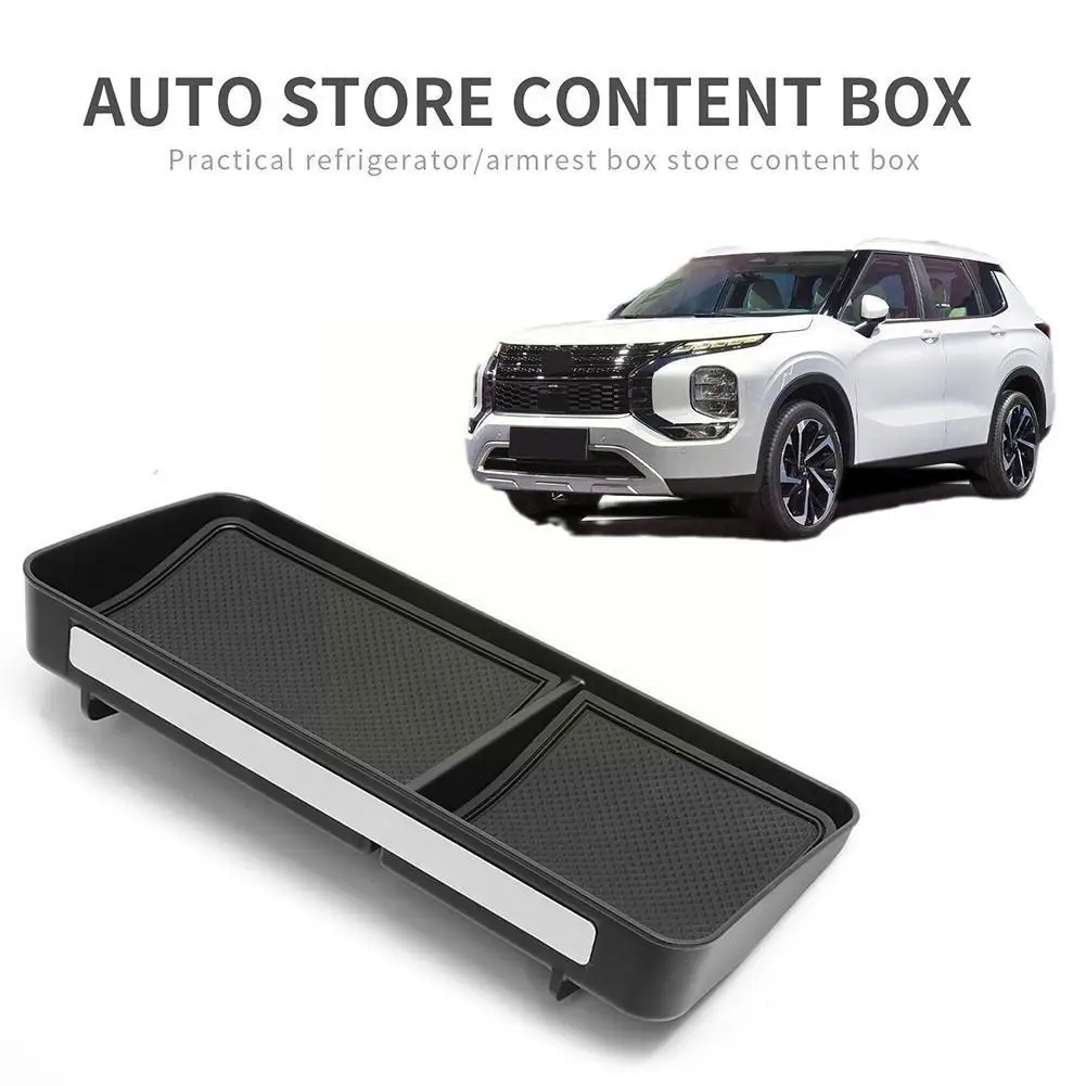 

Dashboard Storage Box for Mitsubishi Outlander 2022 2023 Center Console Hidden Tray Behind Screen Car storage box accessori D6N3