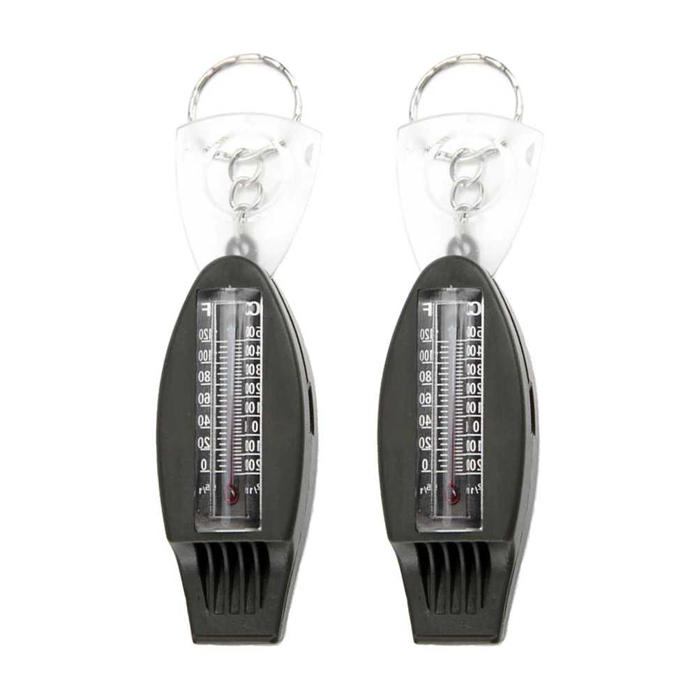

2Pcs Whistle with Magnifying Glass Camping Outdoor Hiking Whistle Whistle Outdoor Whistle Whistle