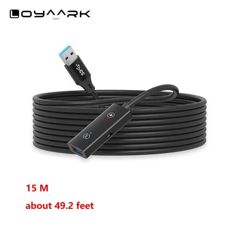 

USB to USB Extension Cable Male To Femal Cord Data Cable For Webcam Camera PC Laptop Smart-TV PS4 Xbox SSD High Speed Extender