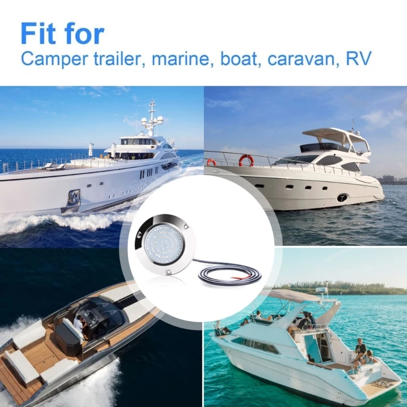 Светодиодный фонарь для морской лодки 10-30 В 90 светодиодов водонепроницаемый