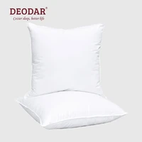 deodar high grade natural white goose feather and down filling sofa pillow european back cushion for decoration home 4545cm