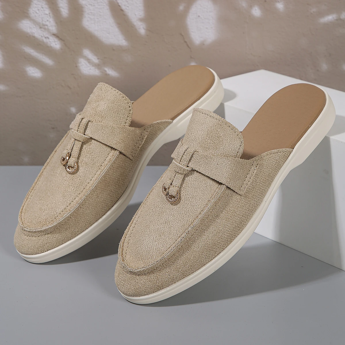 Женские кроссовки без шнуровки плоская Вулканизированная подошва лоферы