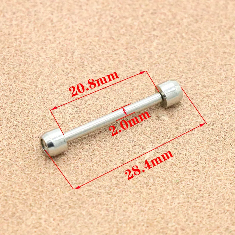 For Tissot T048 Watchband Screw T-RACE Screw Through Shaft Hexagon Coupling With Coco Gold Black Silver Fine Steel