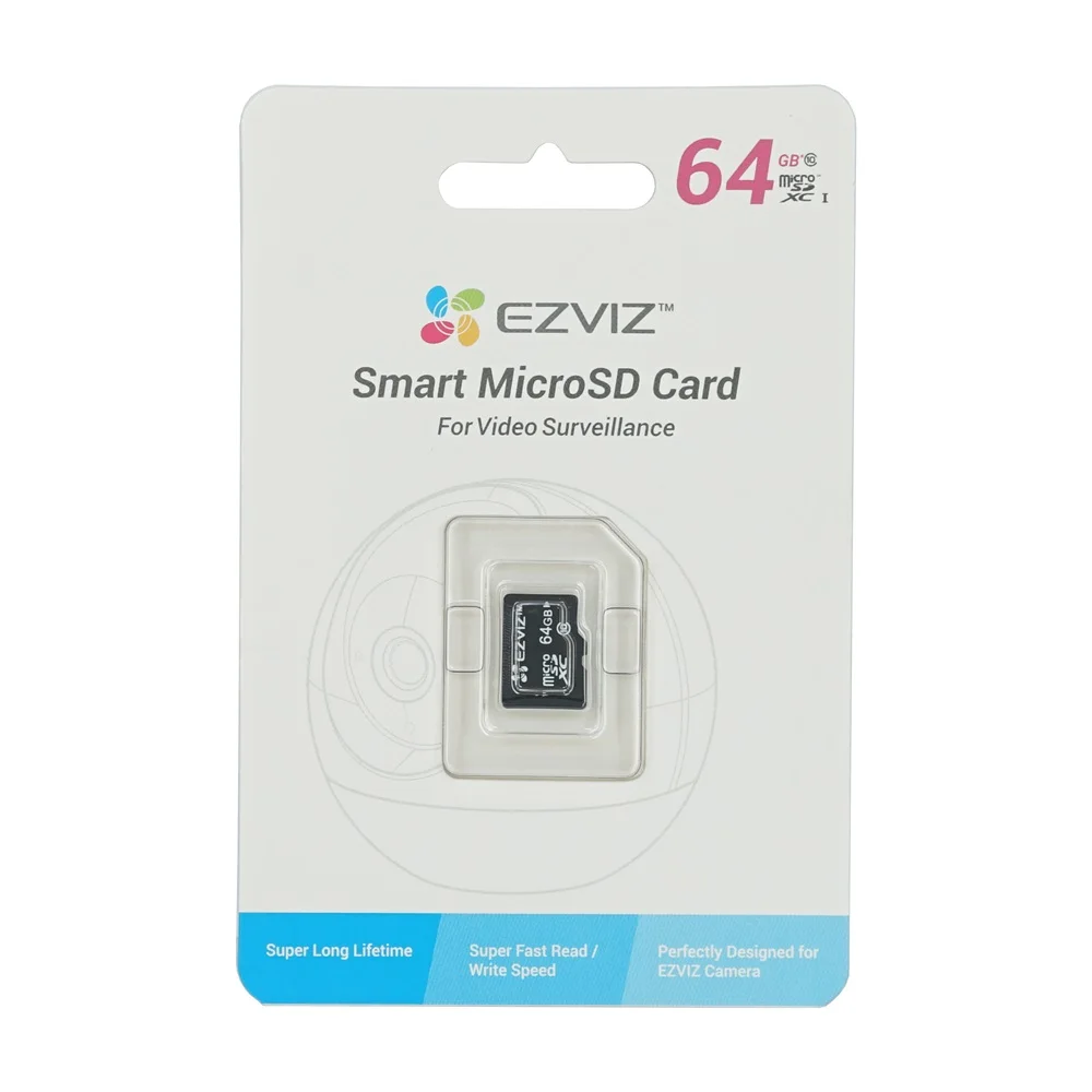 Карта Micro SD EZVIZ 64 ГБ класс 10 карта TF для видеонаблюдения идеально разработана