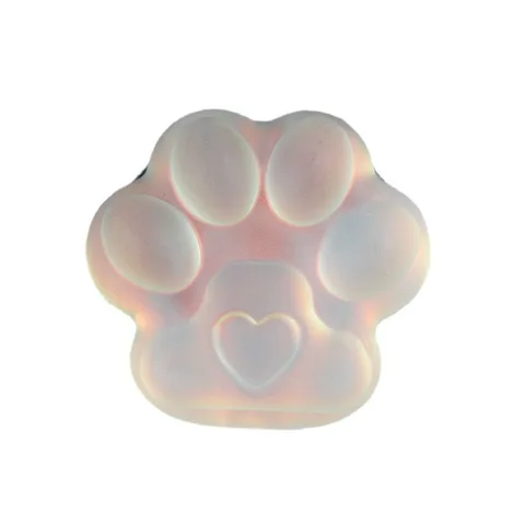 Складная подставка для телефона из АБС-пластика, милая кошачья лапа, сердце, держатель для кольца на палец, матовый полупрозрачный липкий кронштейн для iPhone, Samsung, Huawei