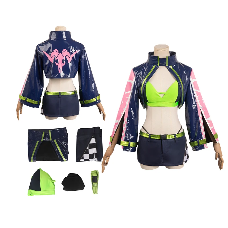 

Женский костюм для косплея эдгеруннер Ребекка, костюм для ролевых игр, гонок, куртка, шорты, маскировка, Женское пальто Люси, топ-труба, шорты для девушек, Fanatic