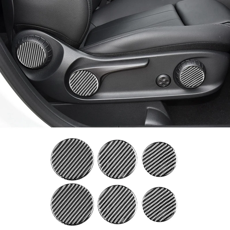 

Для Mercedes Benz B GLB Class W247 2020-2023 ручка регулировки сиденья автомобиля из углеродного волокна Кнопка отделка панели
