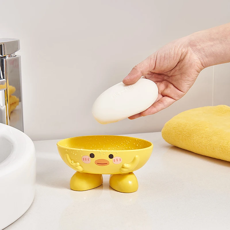 Мыльница в форме утки для ванной комнаты