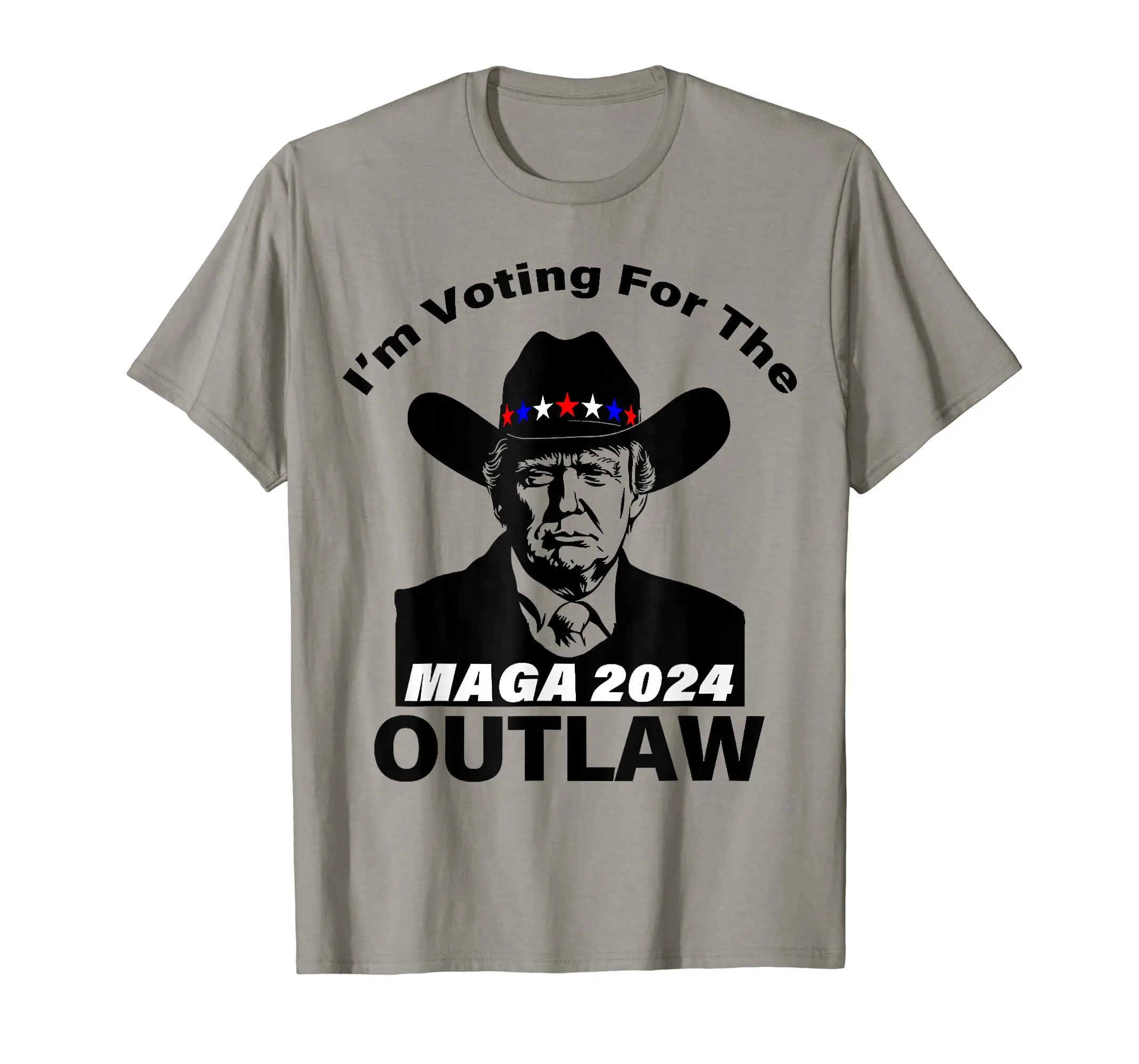Футболка с изображением Трампа маги я голосую за Outlaw 2024 президентом