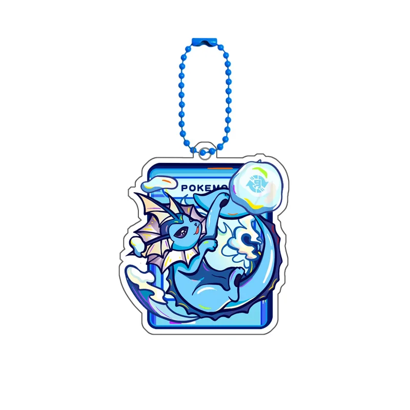 Аниме мультфильм покемон серии Пикацид Eevee узор Diy акриловый домашний брелок