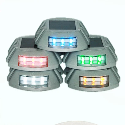 Алюминиевый светоотражающий СВЕТОДИОДНЫЙ дорожный фонарь на солнечной батарее