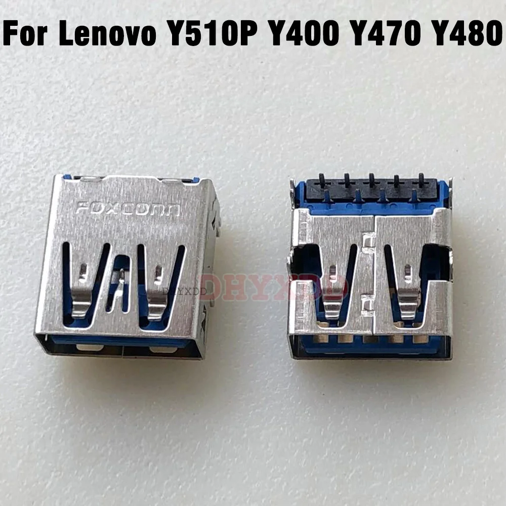 

5PCS NEW Laptop USB 3.0 Jack Socket Port Connector For Lenovo Y500 Y570 Y580 Y510P Y400 Y470 Y480