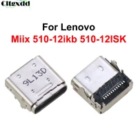 cltgxdd 1pcs type c usb 3 1 charging port female socket connector for lenovo miix 510 12ikb 510 12isk