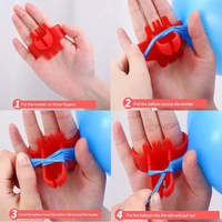 new latex balloon knotter balloon accessories tie easily fast tied balloon tool supplies dont hurt hands party birthday decorat