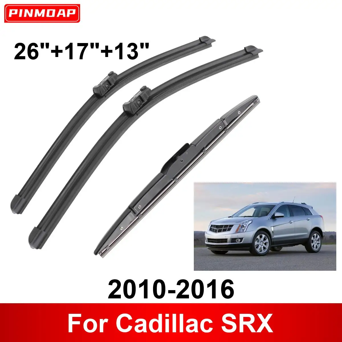 Щетки стеклоочистителя для Cadillac SRX 2010-2016 передние и задние щетки автомобильные