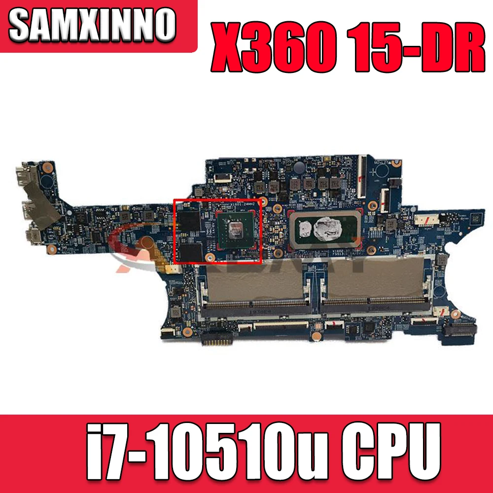 

For Hp X360 CONVERT 15-DR Laptop Motherboard With i7-10510u L63888-601 L63888-001 18748-1 448.0GB12.0011 DDR4