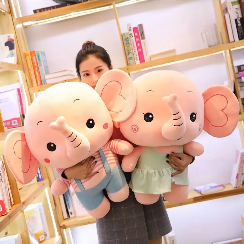 Игрушка плюшевая в виде слона 45 см | Игрушки и хобби