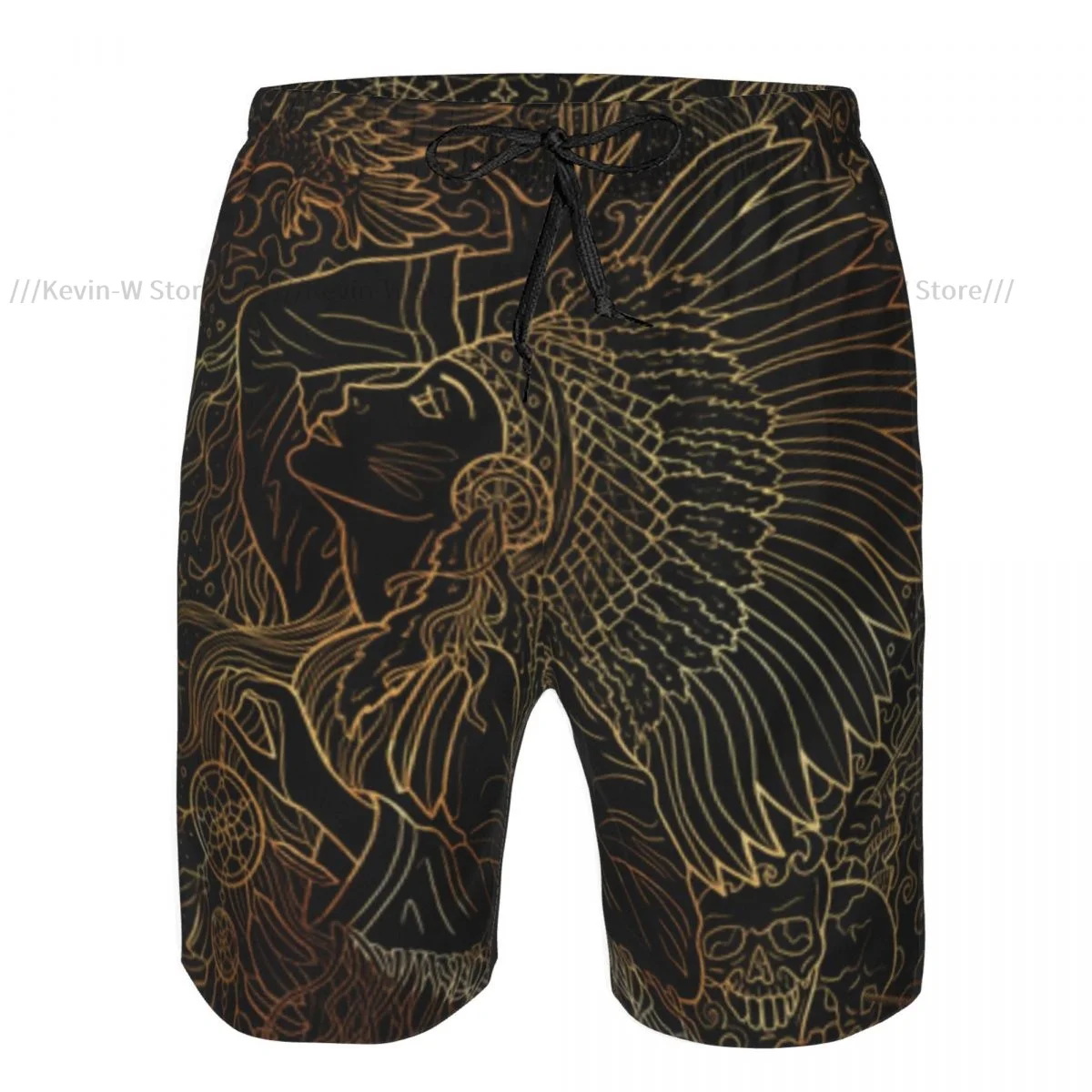 Купальник пляжный быстросохнущие трусы для мужчин фантазийный Американский