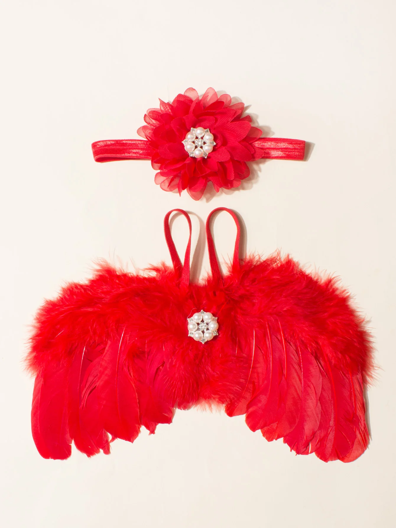 1 шт. детская повязка на голову + маленькие крылья ангела с перьями реквизит для