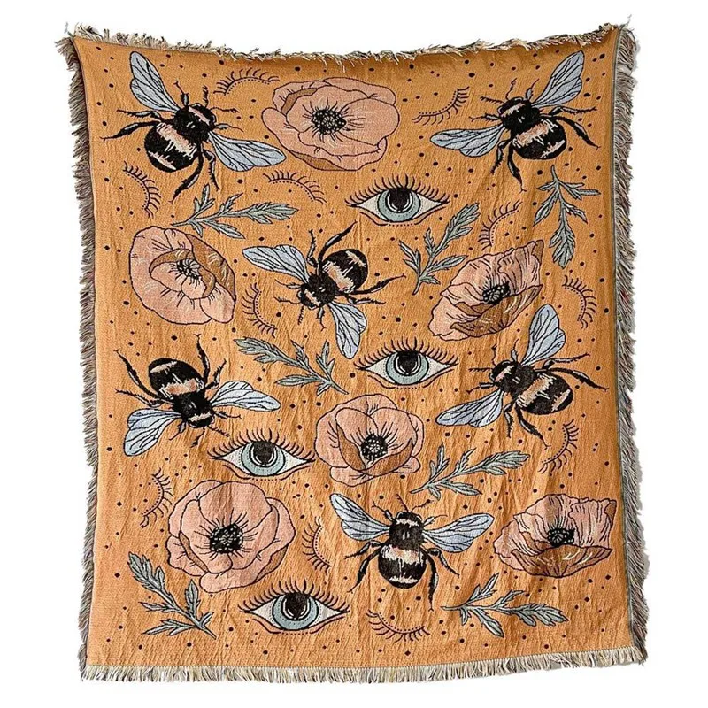 

Популярное одеяло для дивана, гобелен, богемное одеяло, одеяло для отдыха, одеяло с кисточками, полотенце для дивана, одеяло с нитью