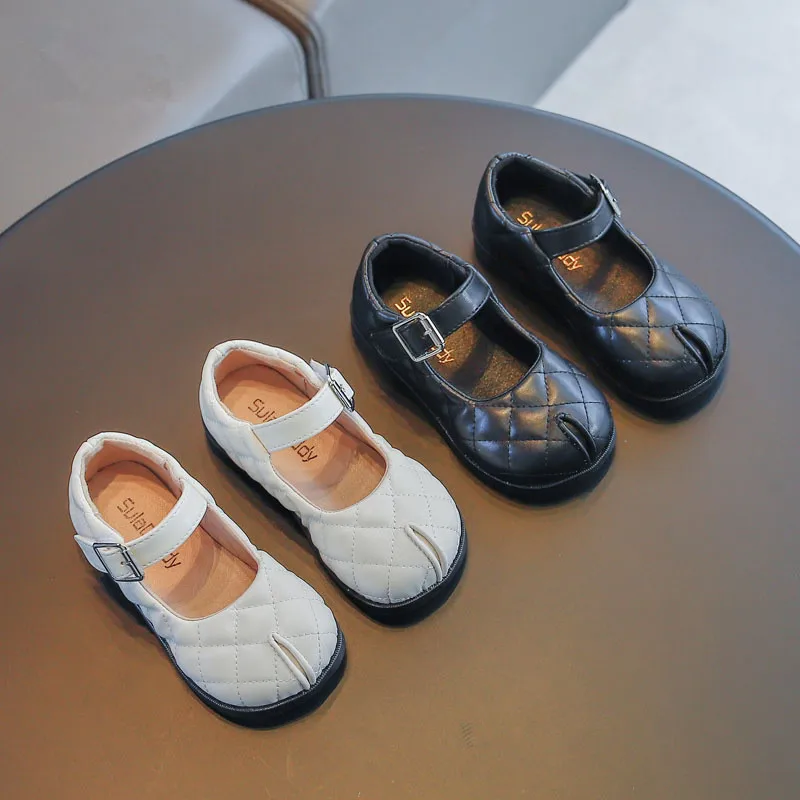 

Children's Leather Shoes 2022 Spring New Girls' Small Princess Shoes Solid Color All-match Soft Sole Shoes for Children
