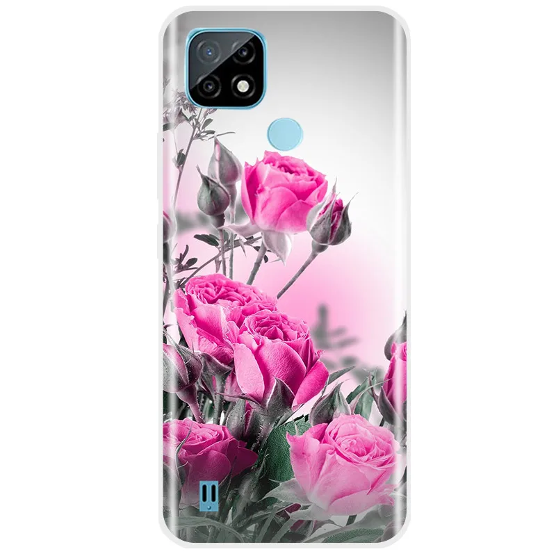 Чехол для OPPO Realme C21Y мягкий силиконовый чехол из ТПУ телефона C21 Y RMX3261 C 21Y оболочка