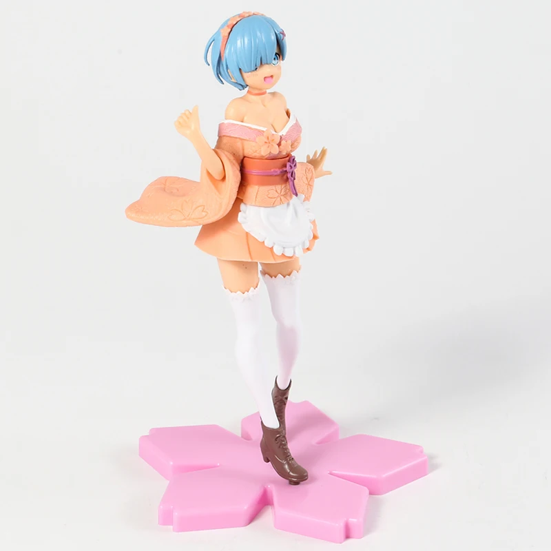 Re:Zero REM драгоценный Сакура версия-фигурка из ПВХ Коллекционная модель игрушки