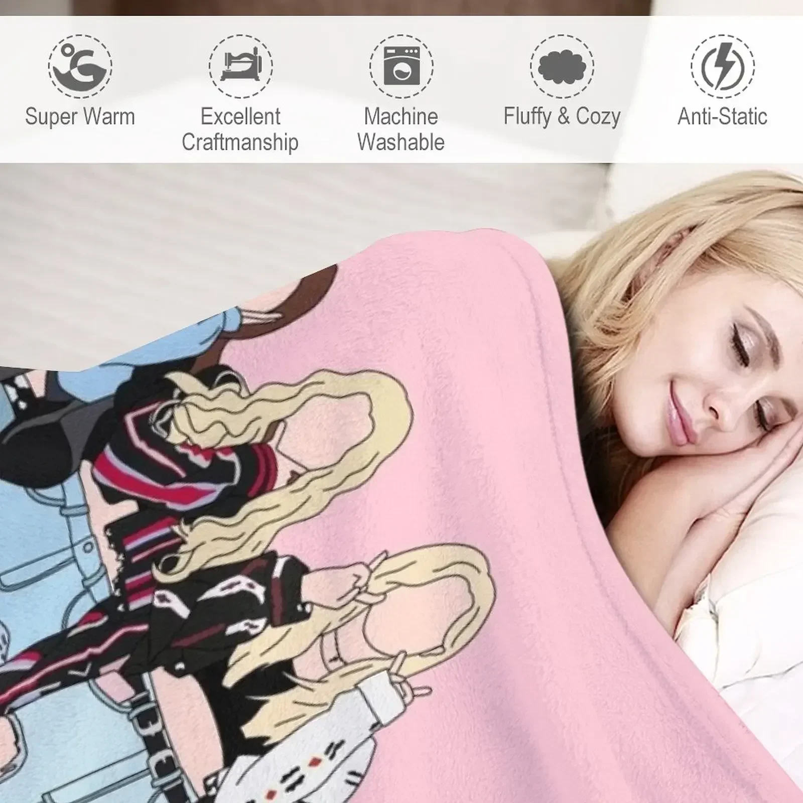 LOONA ODD EYE CIRCLE GIRL переднее одеяло движущееся роскошное утолщенное милое фланелевое