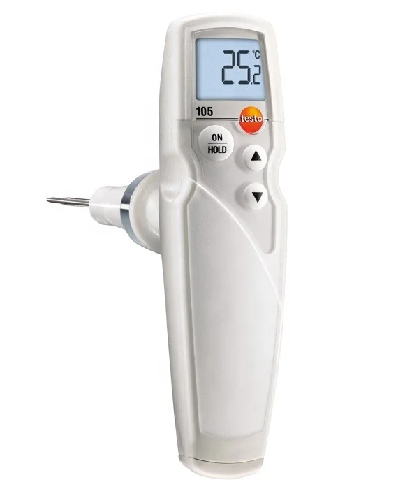 

original and brandnew testo 105 food thermometerwith standard 100mm probe with part number 0563 1051