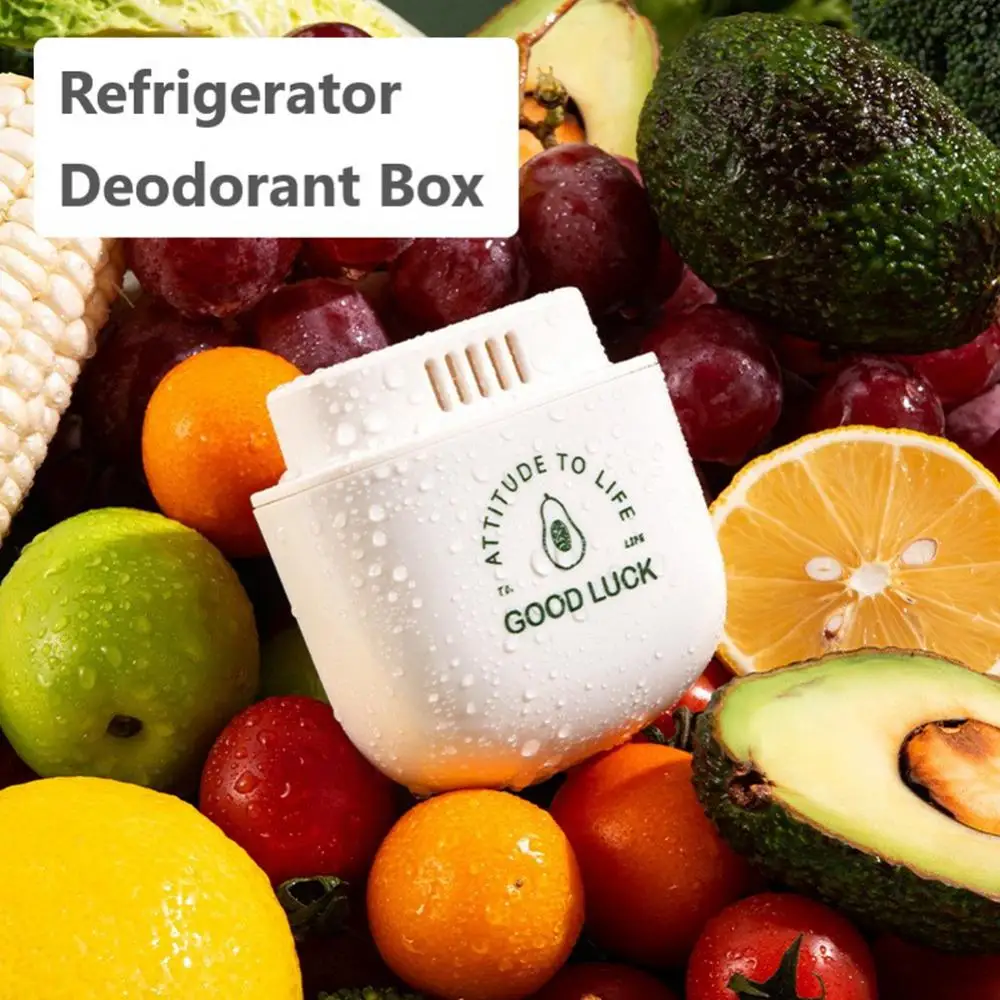 

Refrigerator Freshener Fridge Odor Eliminator Box New Home Air Freshener Refrigerator Deodorizer Portable Smell Remover 1pcs