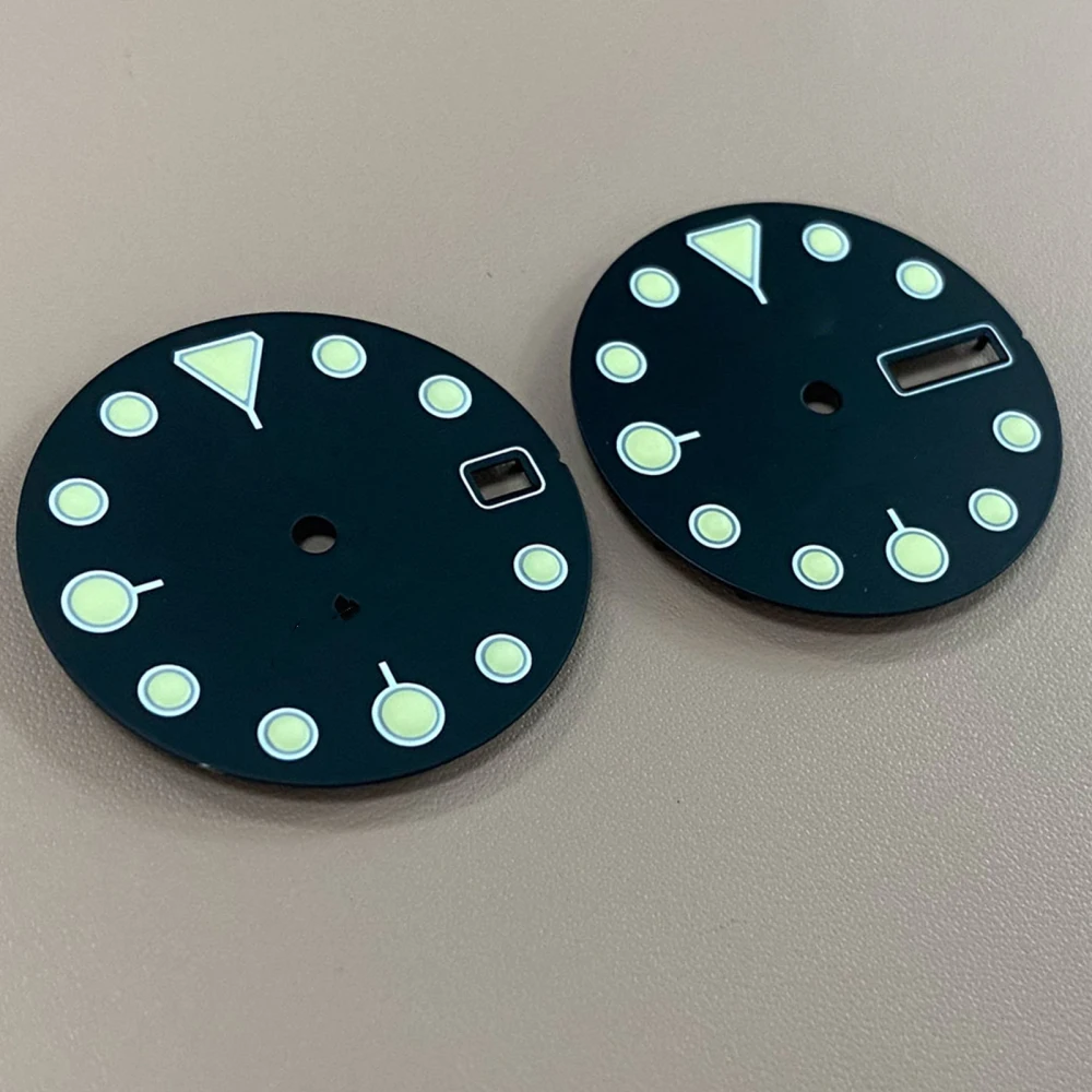 

Циферблат для часов NH35/NH36, зеленый, 28,5 мм