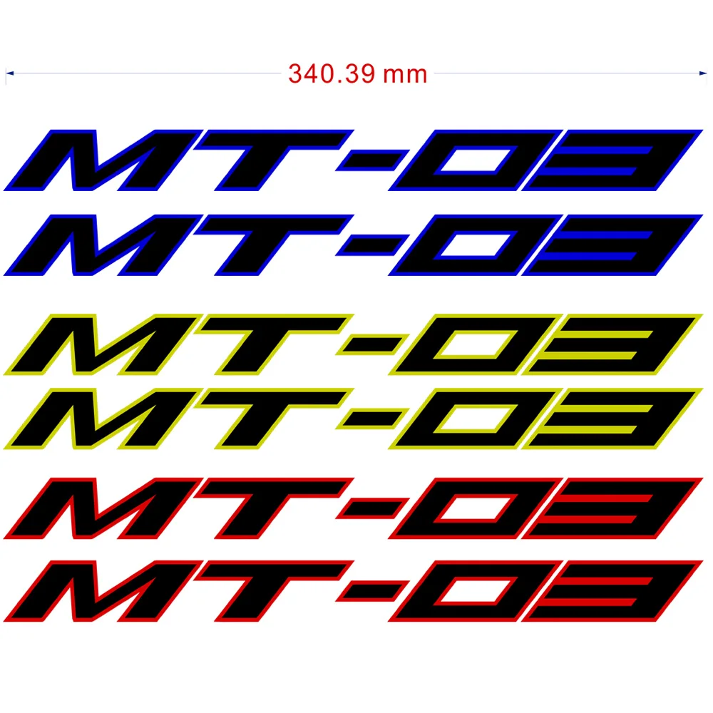 

For YAMAHA MT-03 MT03 MT 03 Wheels Rims Tank Pad Helmet Decal Stripes Wheel Rim 2017 2018 2019 2020 Stickers Motorcycle MT 03
