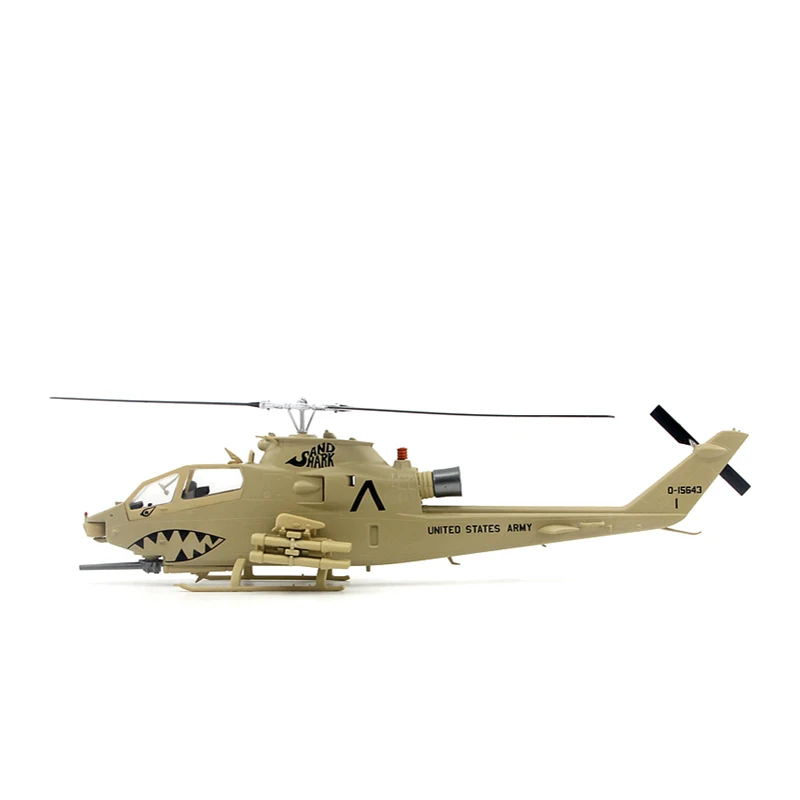 

1/72 Scale 37099 U.S. Army AH-1F Cobra Attack Upright Flying Aircraft 67-15643 Finished Helicopter Model Toy Gift