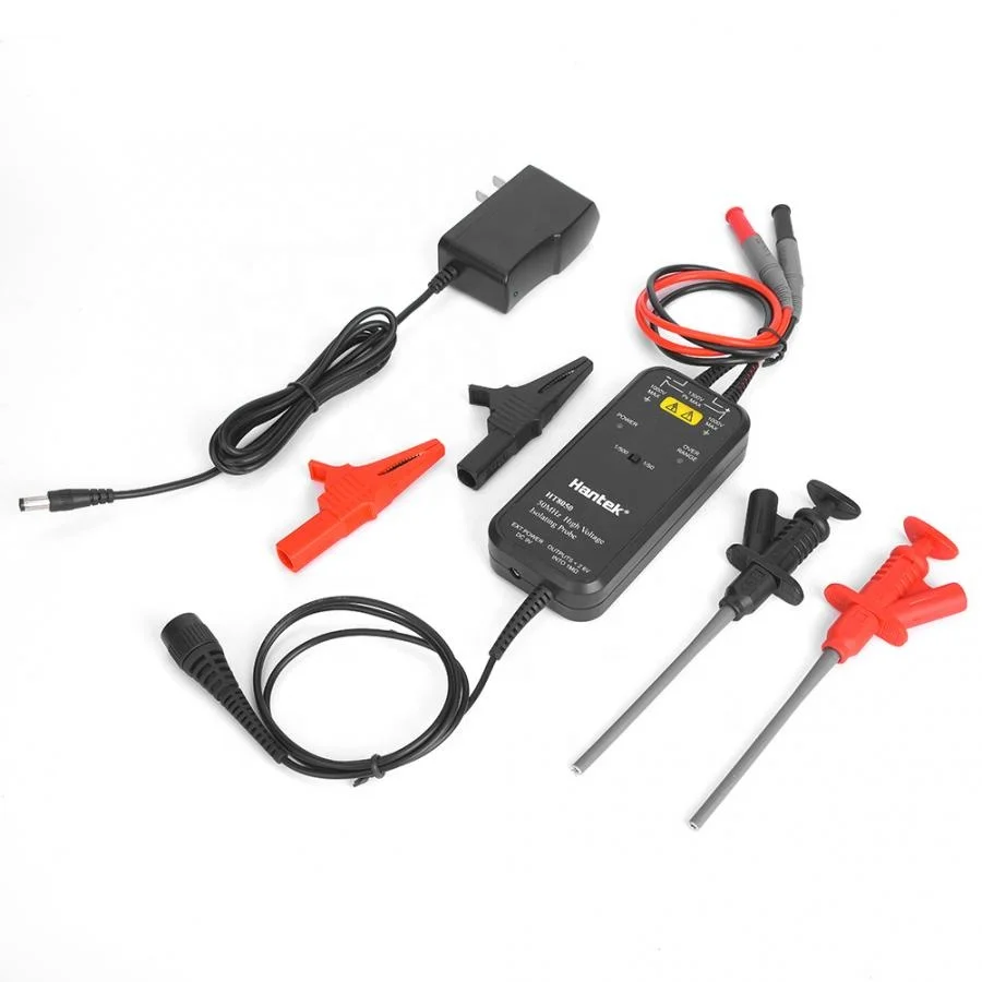 

HT8100 Hantek Oscilloscope Probe 100MHZ High Voltage Isolated Differential Probe