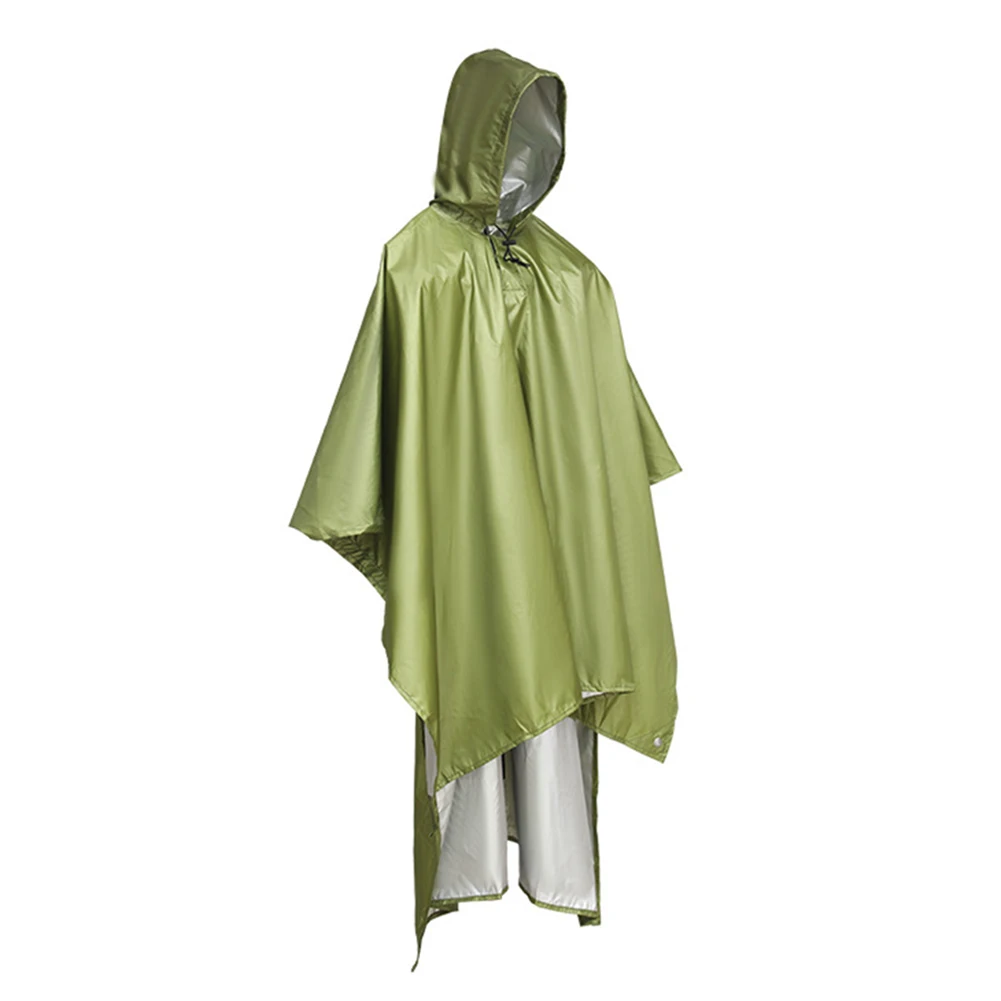 

Three-in-one Raincoat Poncho Riding Raincoat The Large Capacity Of Lightweight Outdoor Three-in-one Blue Orange