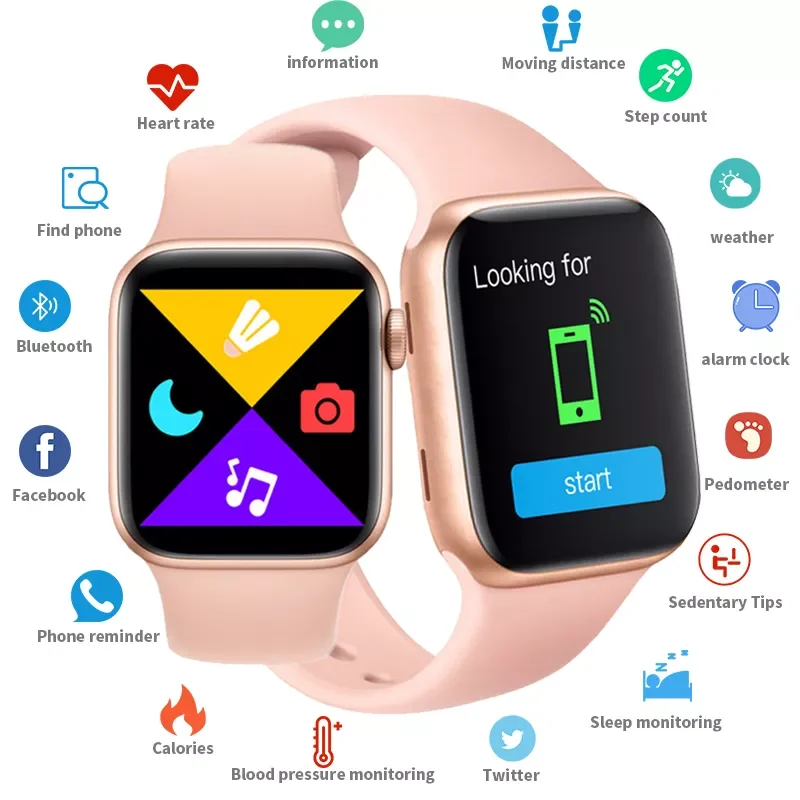 

IOW X6 Smart Watch Women Sport Fitness Tracker Heart Rate Monitor IP67 Waterproof Bluetooth Call SmartWatch Men For IOS Android