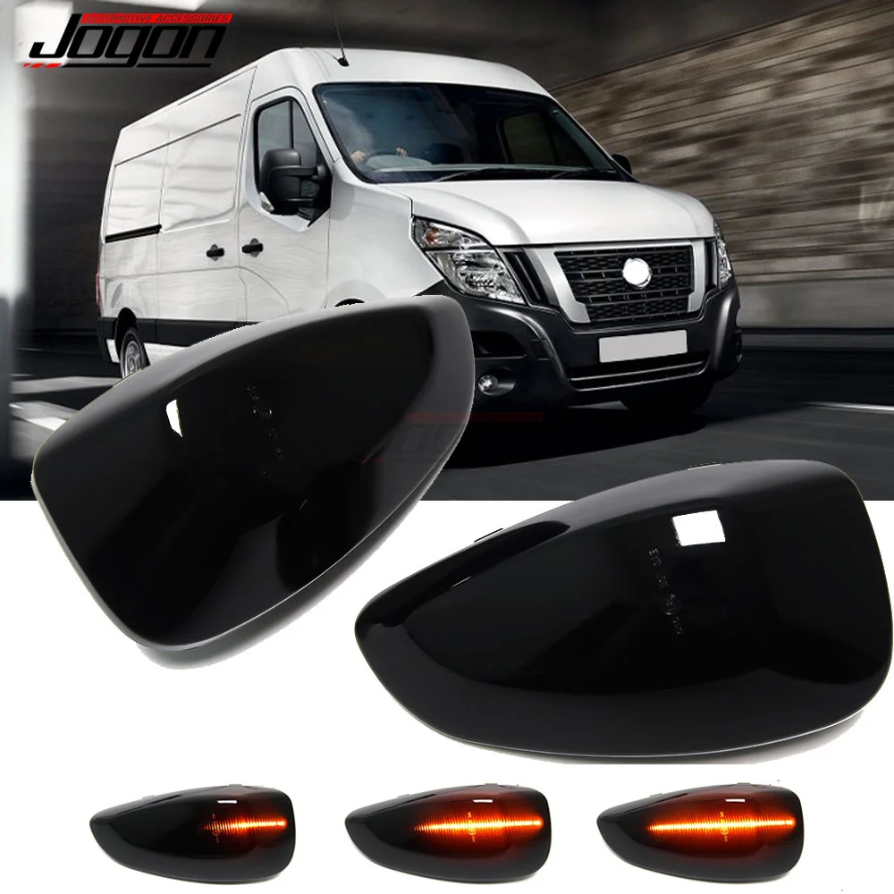 2x светодиодные динамические поворотники боковые габаритные огни для Renault Master Opel