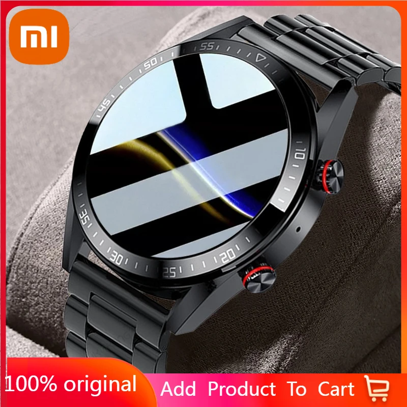 

Смарт-часы Xiaomi мужские с разрешением 454*454, поддержкой Bluetooth и фитнес-трекером