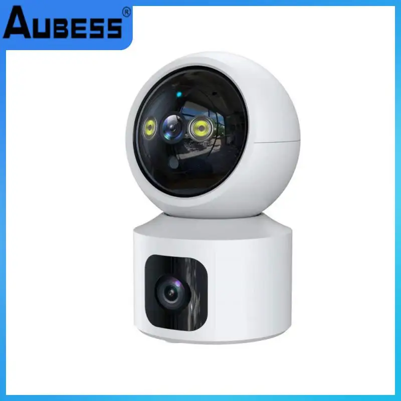 

Double Lens Linkage Monitoring Wifi Surveillance Camera Security Sharing 3mp Camera Full-color Night Vision Whole Day Recording