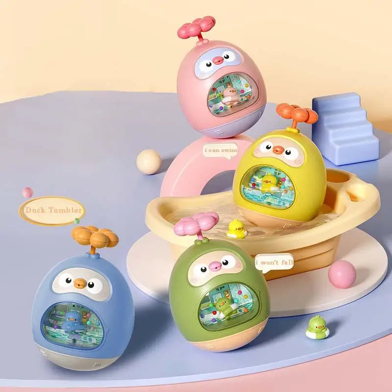 

Baby Bath Tumbler Pools Beach Bathroom Games Baby Bathtub Toys Playing Eggs Small Water Gun Toys For Babies And Small Children
