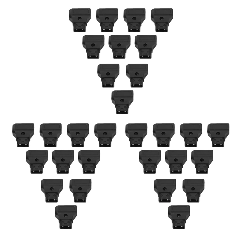 

RISE-30Pcs D-Tap Dtap Power Male Rewirable Cable Socket Rig Battery