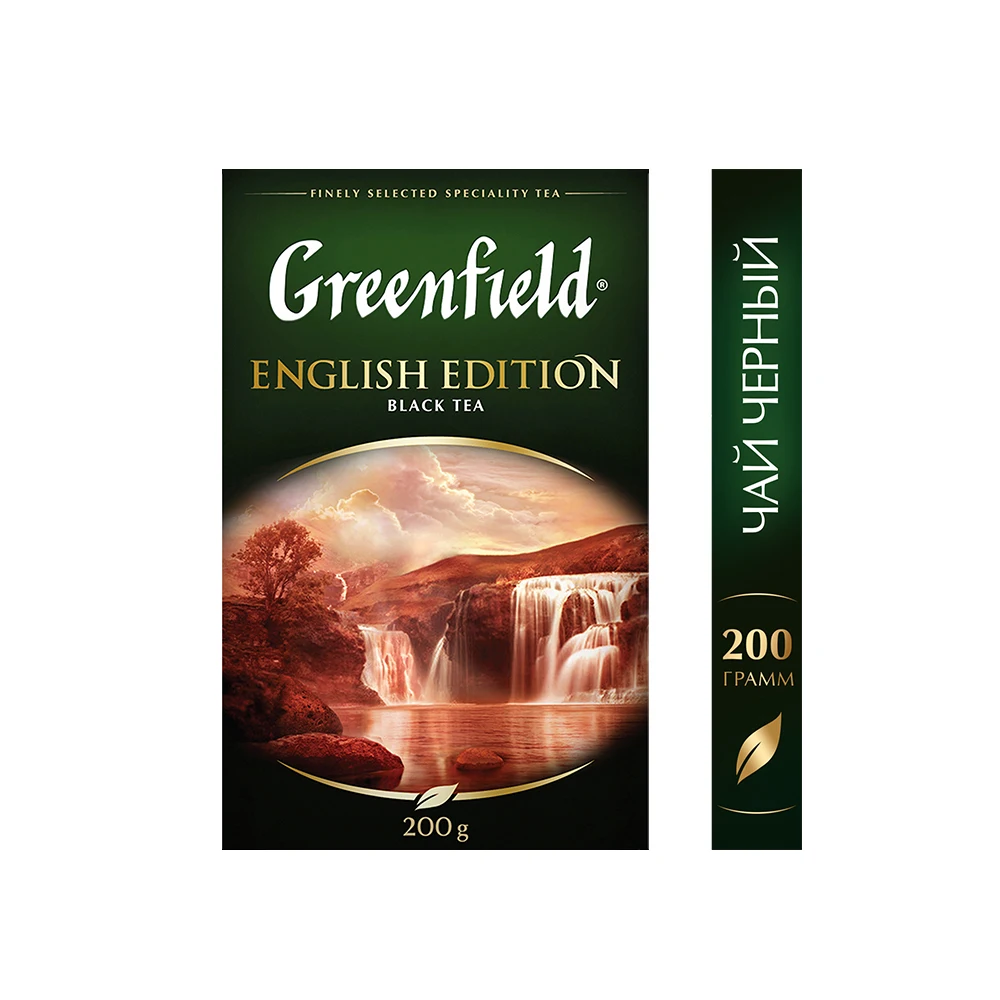Greenfield English Edition чай черный листовой 200 г | Продукты