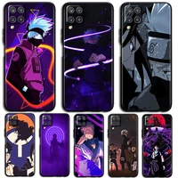 anime naruto hyun phone case for samsung galaxy a10 a20 a30 a2 core a40 a50 s e a60 a70s a70 a80 a90 black luxury back soft capa