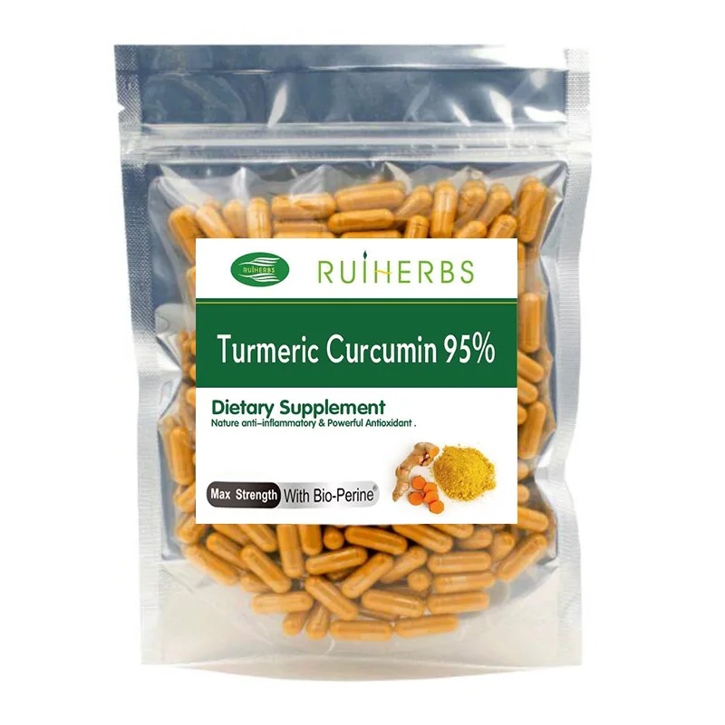 

100pcs, Best Selling Turmeric Curcumin with Bioperine Black Pepper Capsule Extra Strength