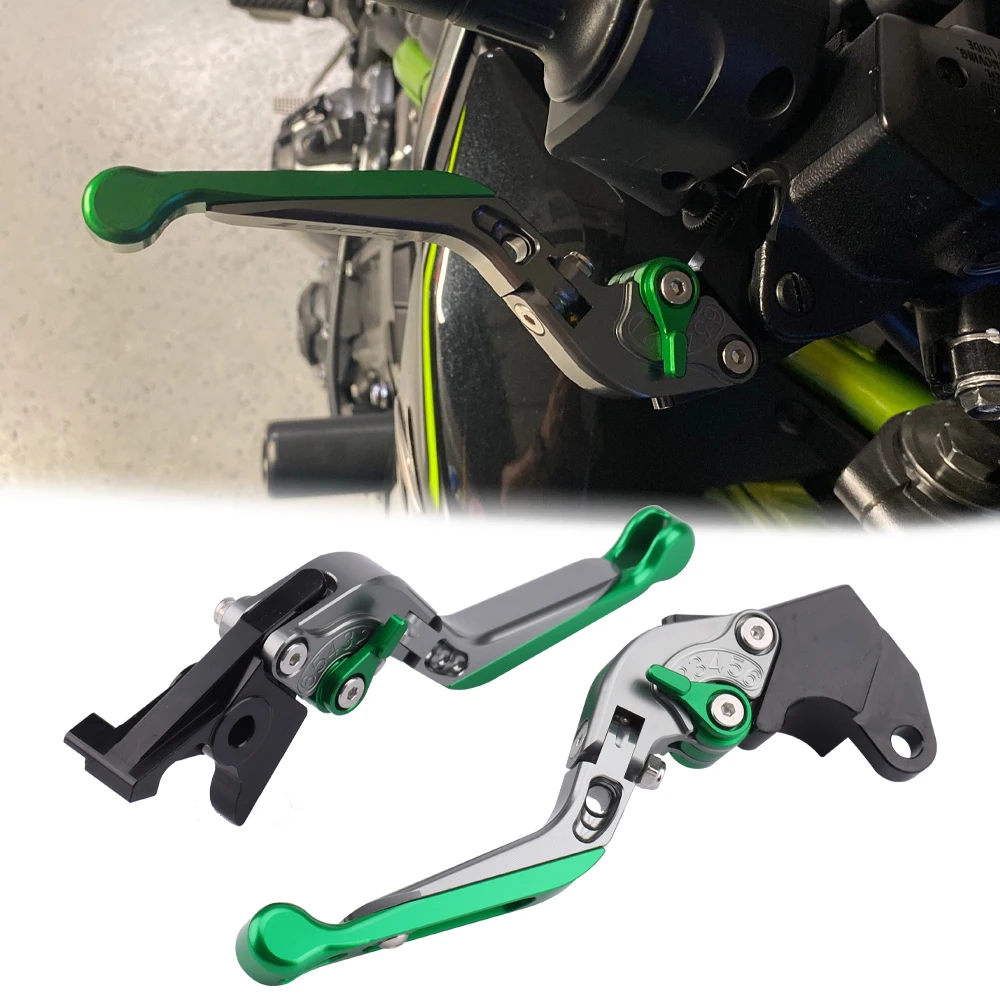 

Folding Brake Clutch Levers For Kawasaki ZX6R ZX636R 2007-2018 ZX10R 2006-2015 Z750R 2011-2012 Z750 R ZX-6R ZX-10R ZX-636R ZX636