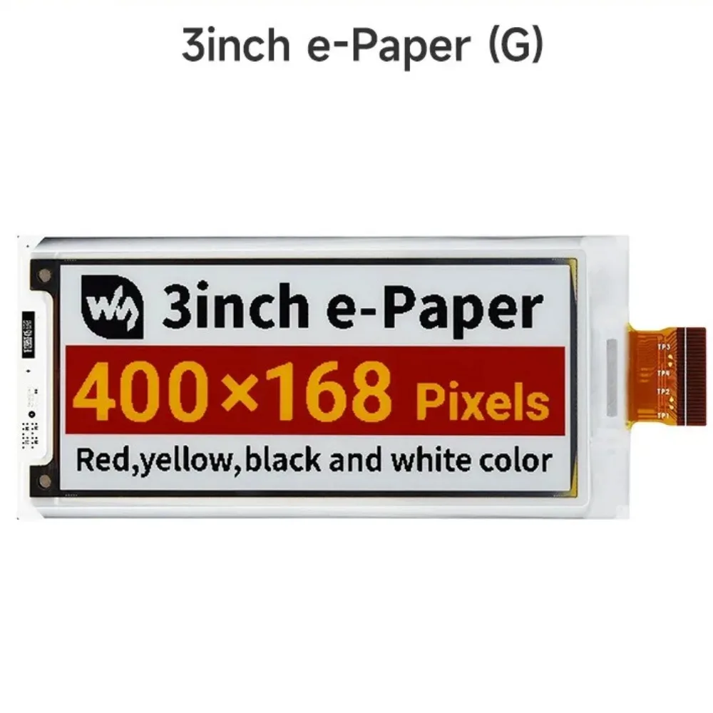 3-дюймовый модуль чернильного экрана красный желтый черный и белый Разрешение 400