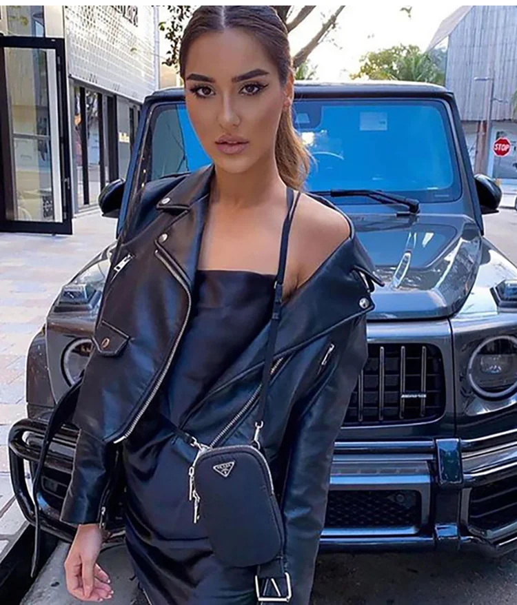 Рисунок 4 - Куртка кожаная женская на молнии