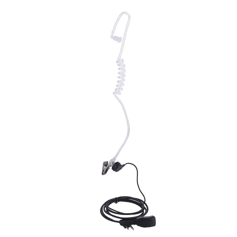 10PCS 2Pin Security Surveillance Acoustic Air Tube Earpiece PTT Mic Headset for Motorola GP68 GP88 EP450 CP180 CP185 CP040 Radio