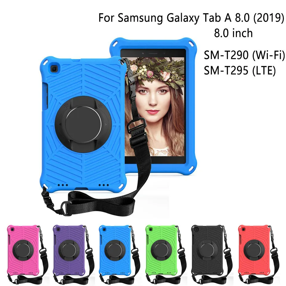 

Противоударный чехол-подставка для планшета Samsung Tab A 8,0, 8,0 дюйма